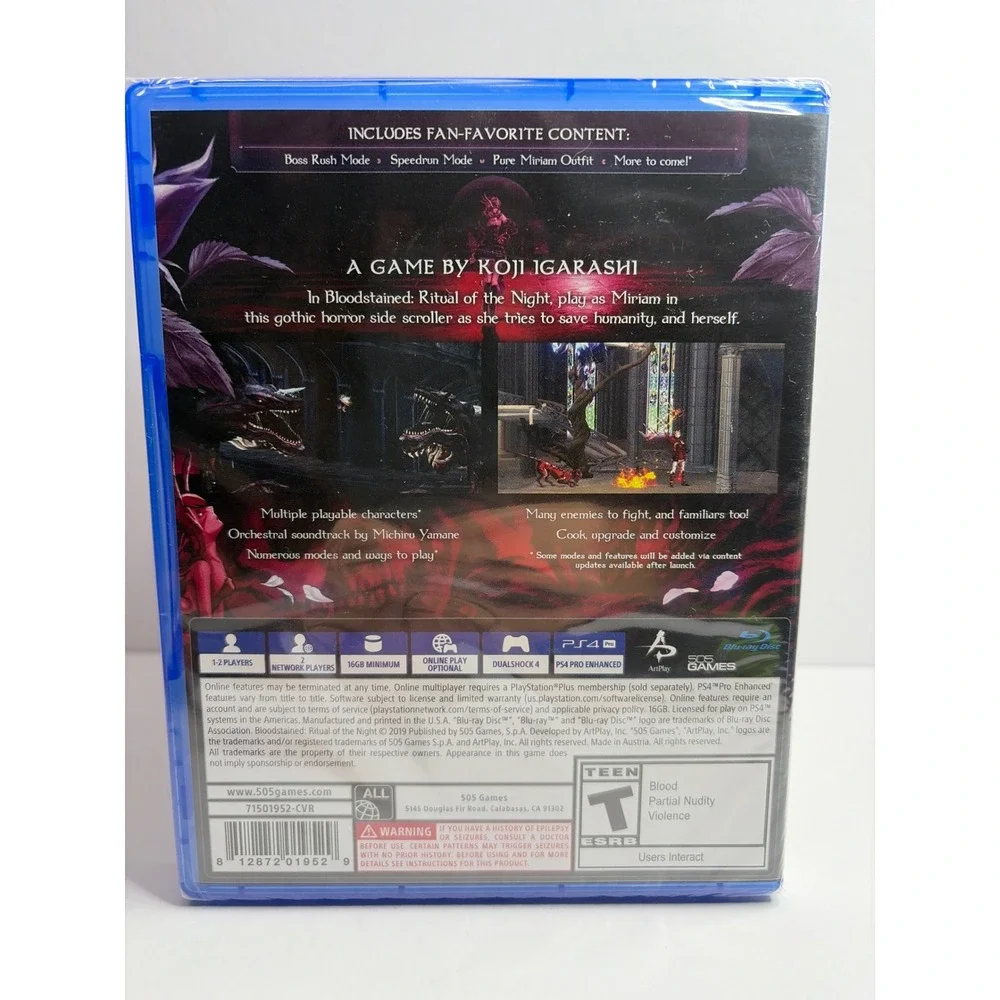 505 Games bloodstained ritual